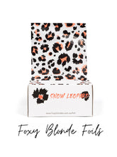Load image into Gallery viewer, FOXY BLONDES - SNOW LEOPARD PRE-CUT FOILS
